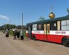 По Казанской епархии ездит храм-автобус, а по Новосибирской плавает корабль-церковь