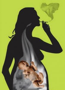 Курение во время беременности вызывает бесплодие у ребенка