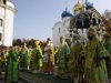 В день преставления преп. Сергия Радонежского предстоятель РПЦ возглавил служение Божественной литургии в Успенском соборе Троице-Сергиевой лавры