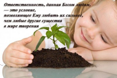 Ответственность, данная людям